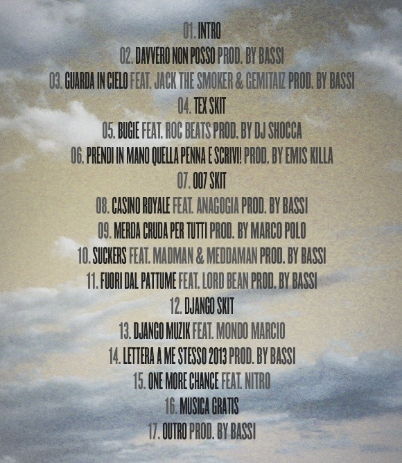 tracklist