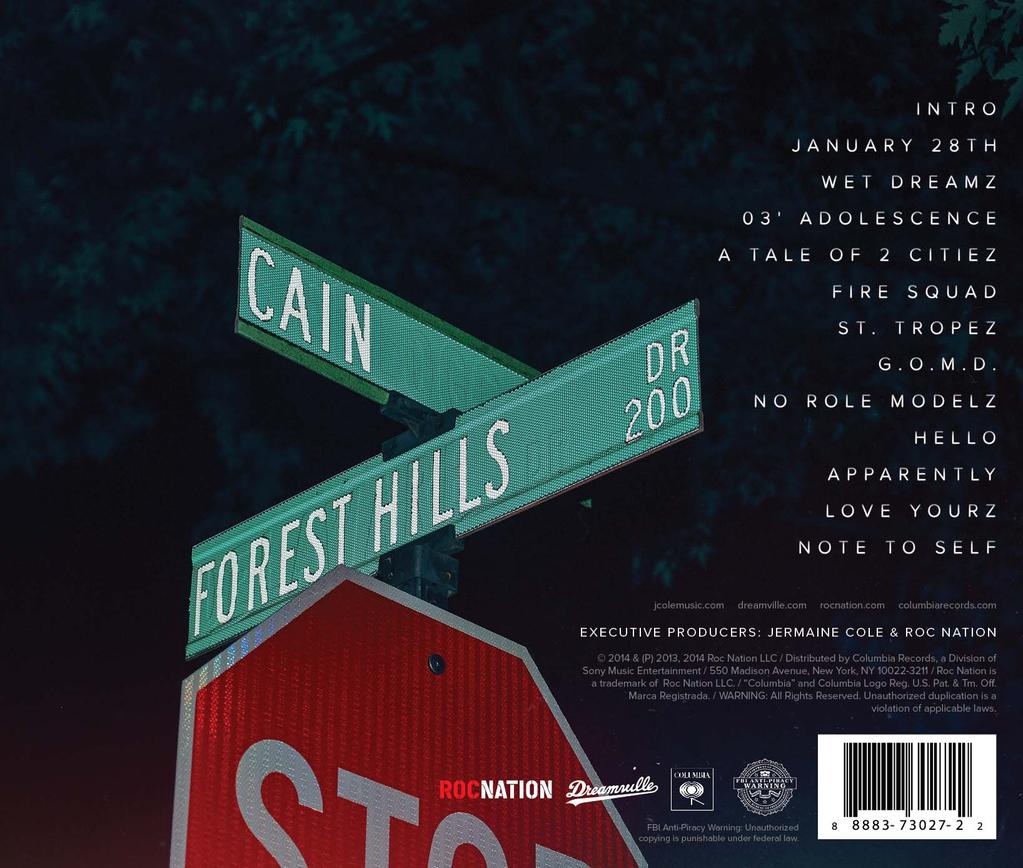 2014foresthillsdrivetracklist