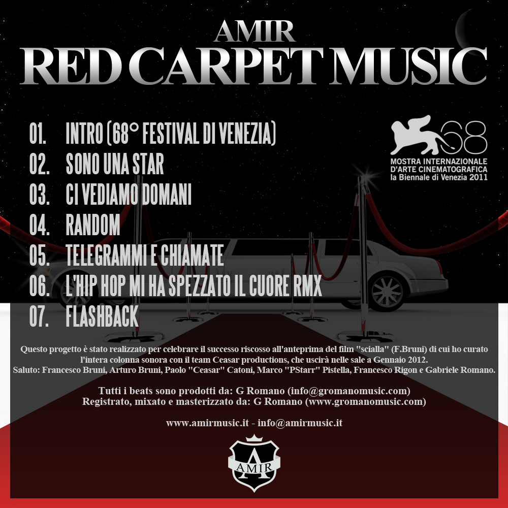 Amir Red carpet Music Back