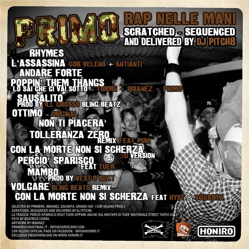 Primo rap nelle mani Back Vol2