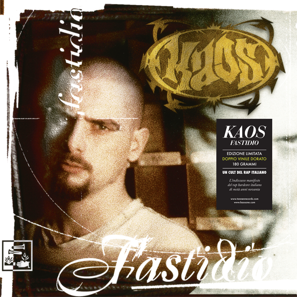Kaos One ristampa Fastidio: doppio vinile in edizione limitata - Hip Hop Rec