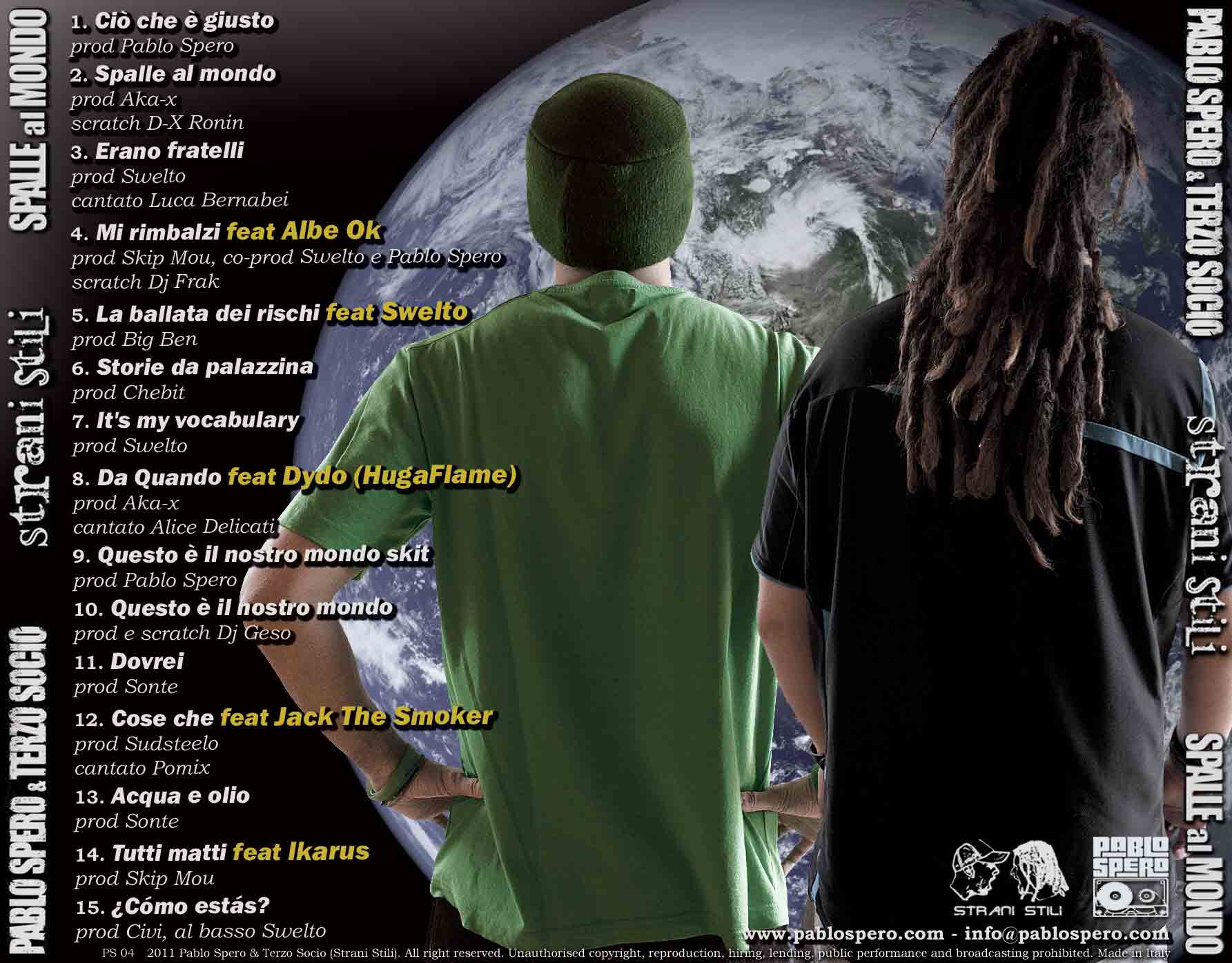 Pablo Spero & Terzo Socio - Spalle Al Mondo