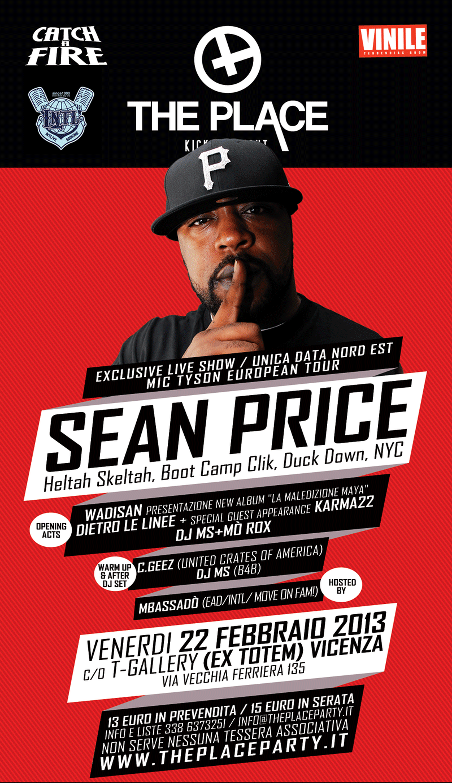 Sean Price vicenza