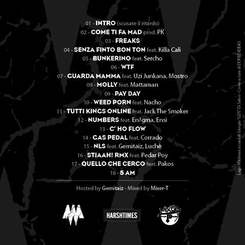 MadMan MM Vol 1 Tracklist