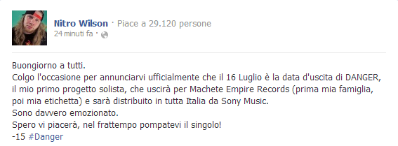 Nitro facebook