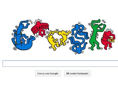 Google doodle Haring
