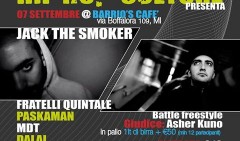 Jack The Smoker & more live al Barrio's - Sabato 7 Settembre
