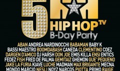 Hip Hop Tv celebra 5 anni il 24 Settembre a Milano