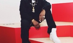 Puff Daddy insieme a Lil Kim, King Los e Styles P per il video di Auction