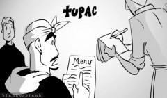 L'intervista a Tupac del 1994 diventa un cartone animato